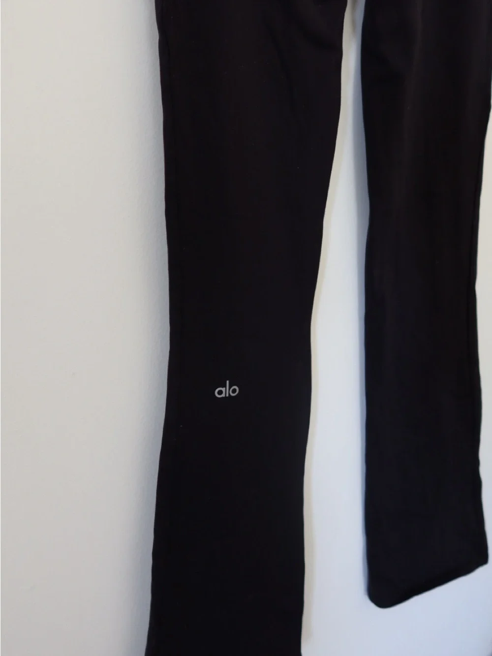 ALO Black Women's High-Waist Flared Pants